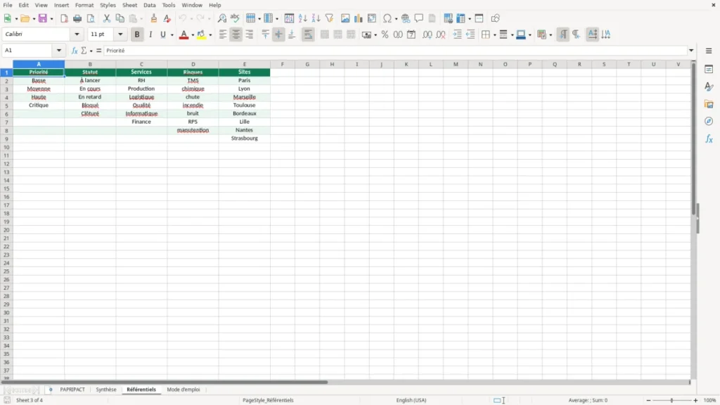 Référentiels – PAPRIPACT Excel – Modèle Gratuit (2026)