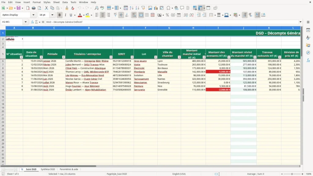 Suivi DGD – DGD Excel – Modèle Gratuit (2026)
